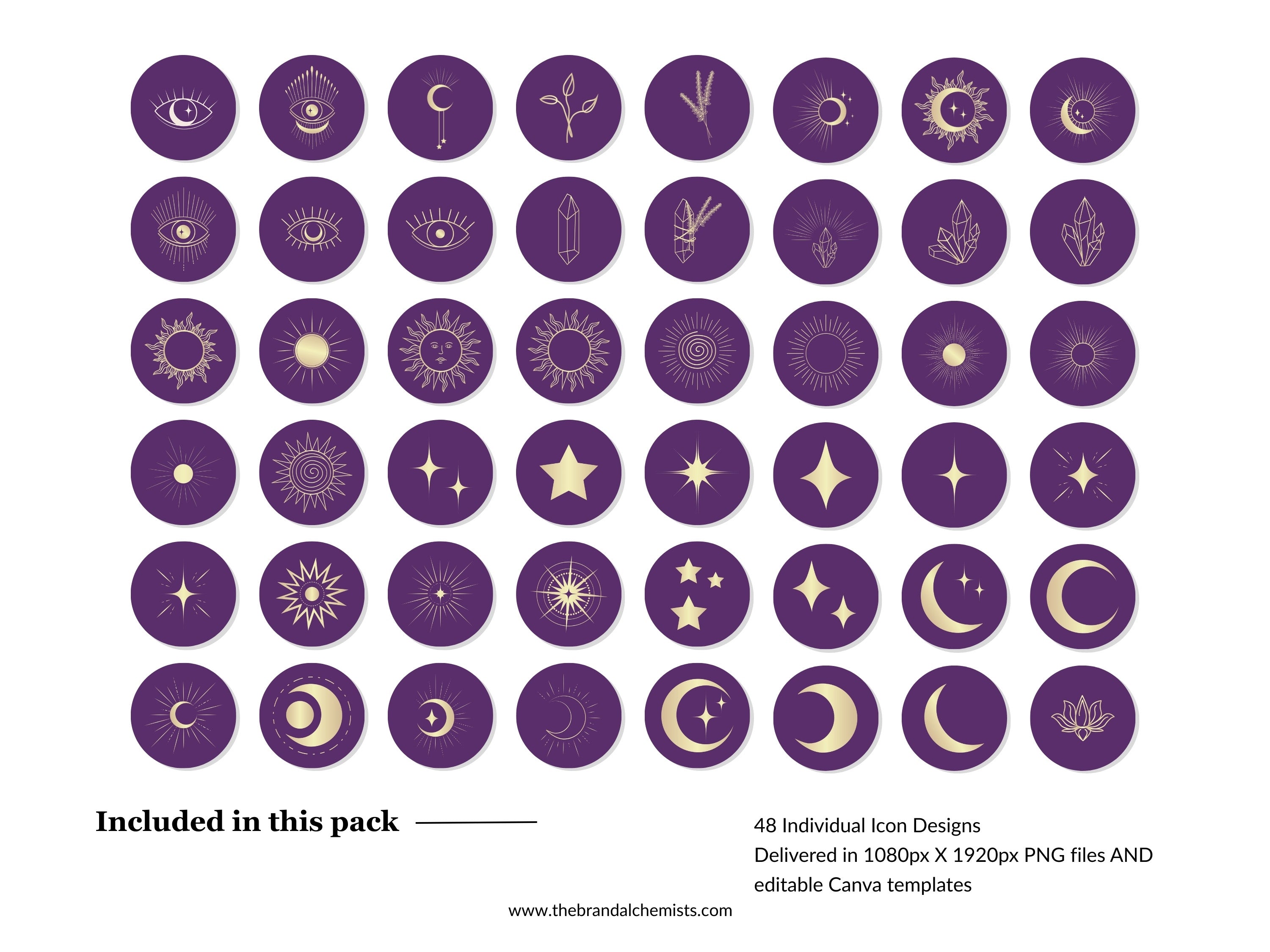 Modern Mystic Instagram Highlight Covers