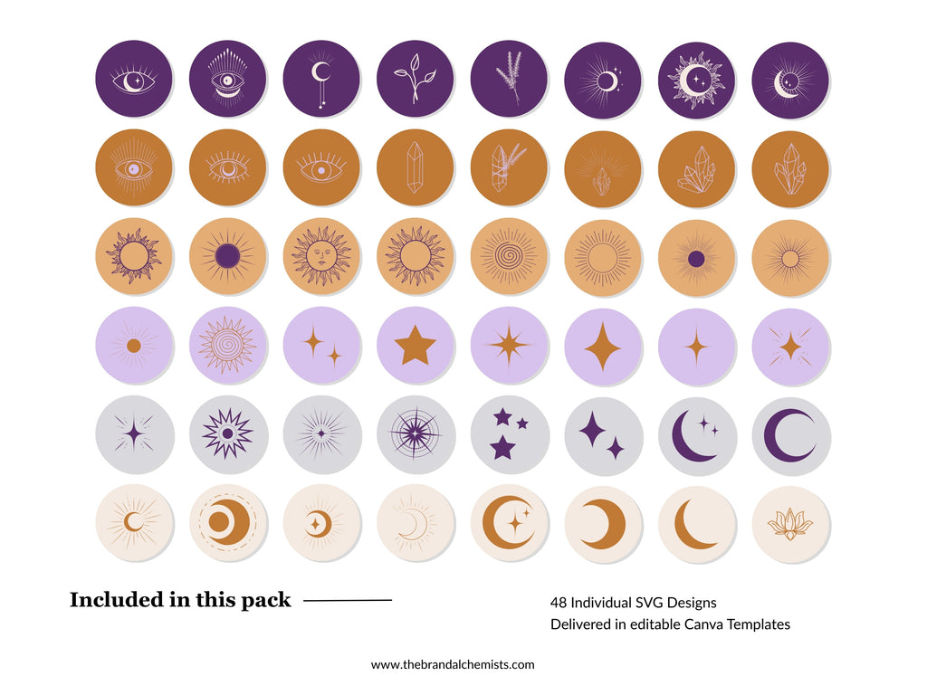 Modern Mystic Instagram Highlight Covers