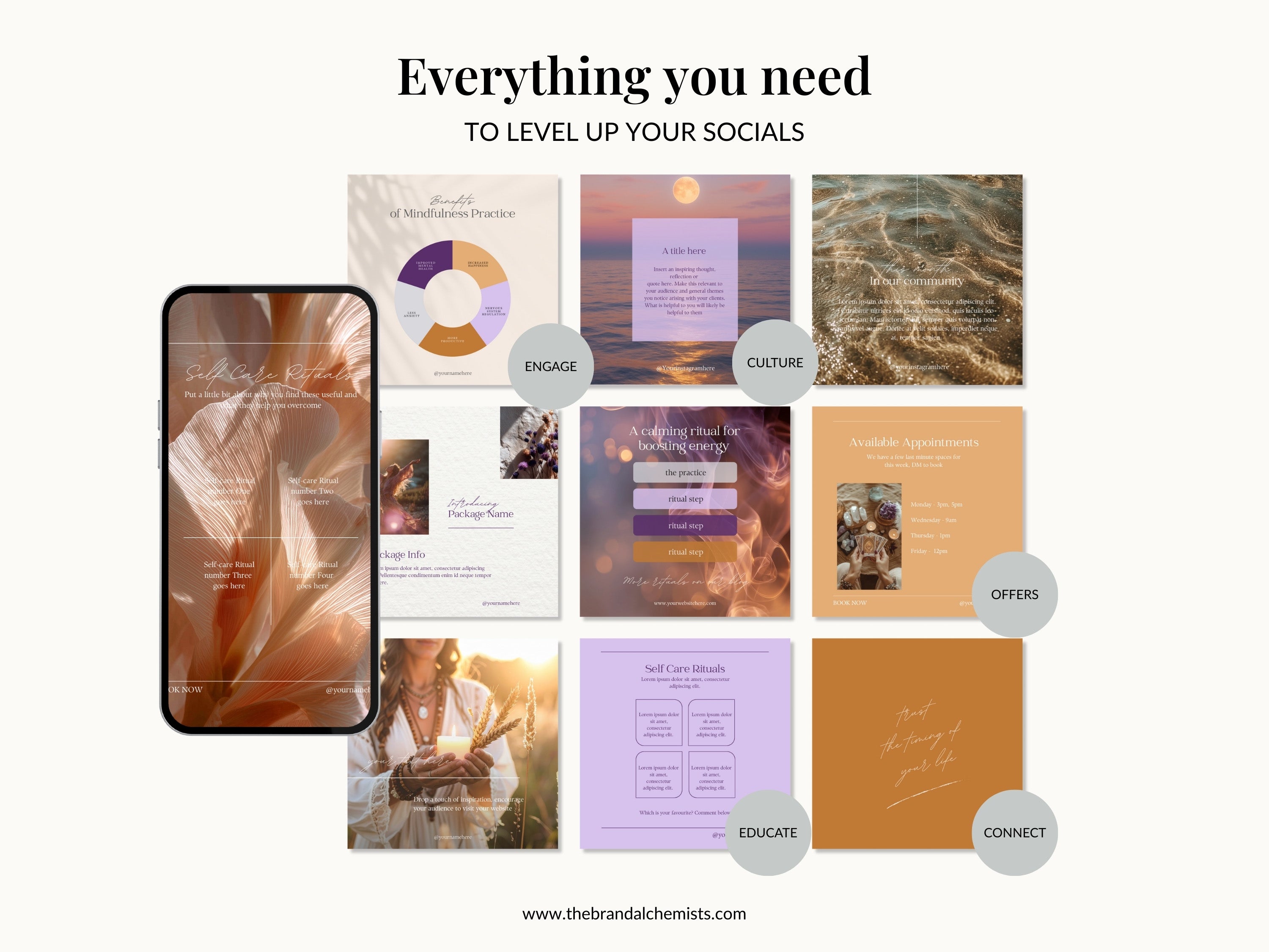 Modern Mystic Instagram Foundations Templates