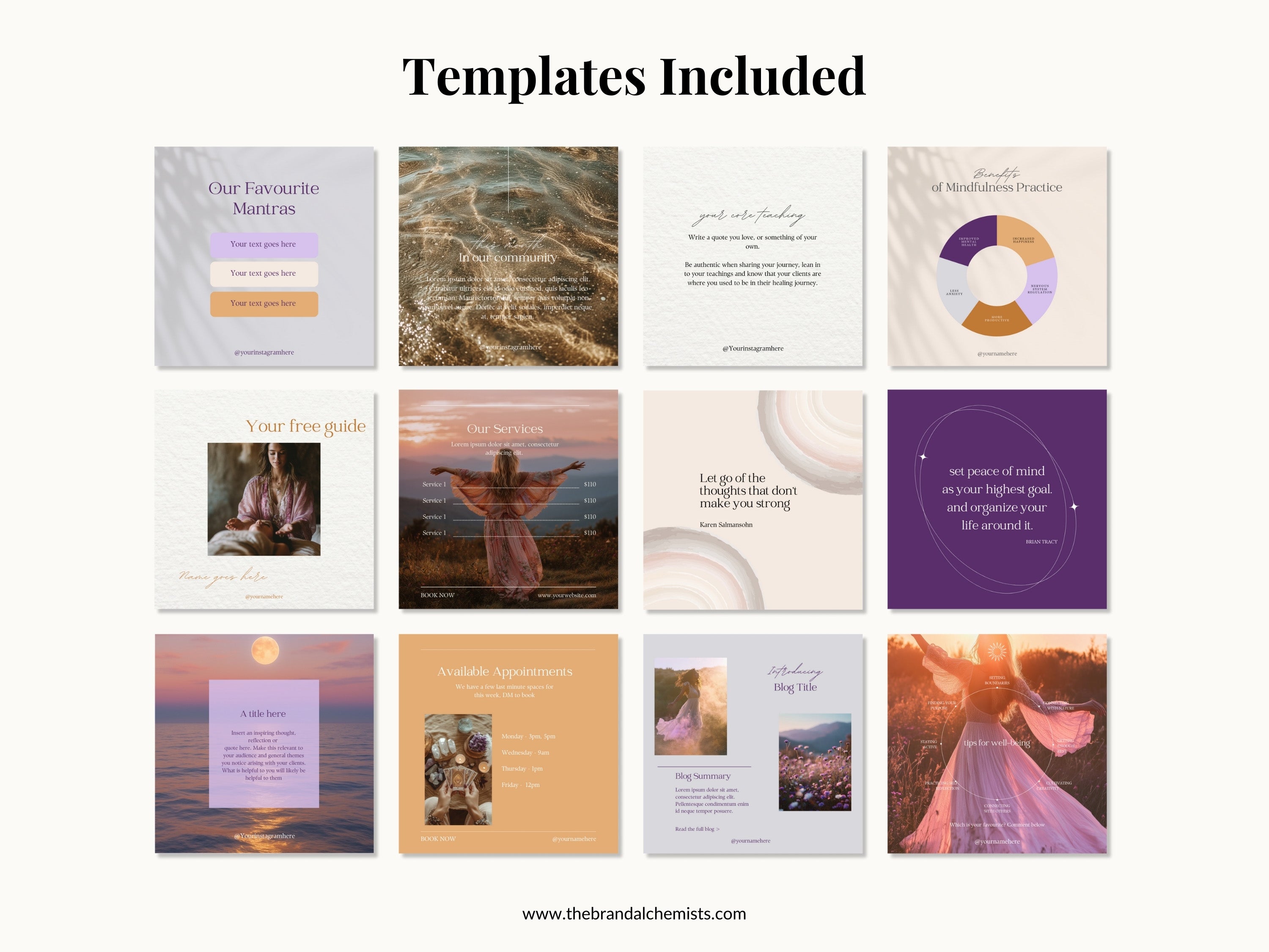 Modern Mystic Instagram Foundations Templates