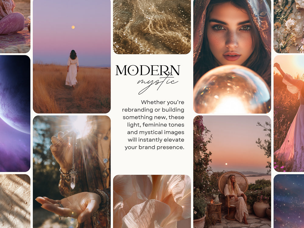 Modern Mystic Brand System + UI Kit Vol. 1