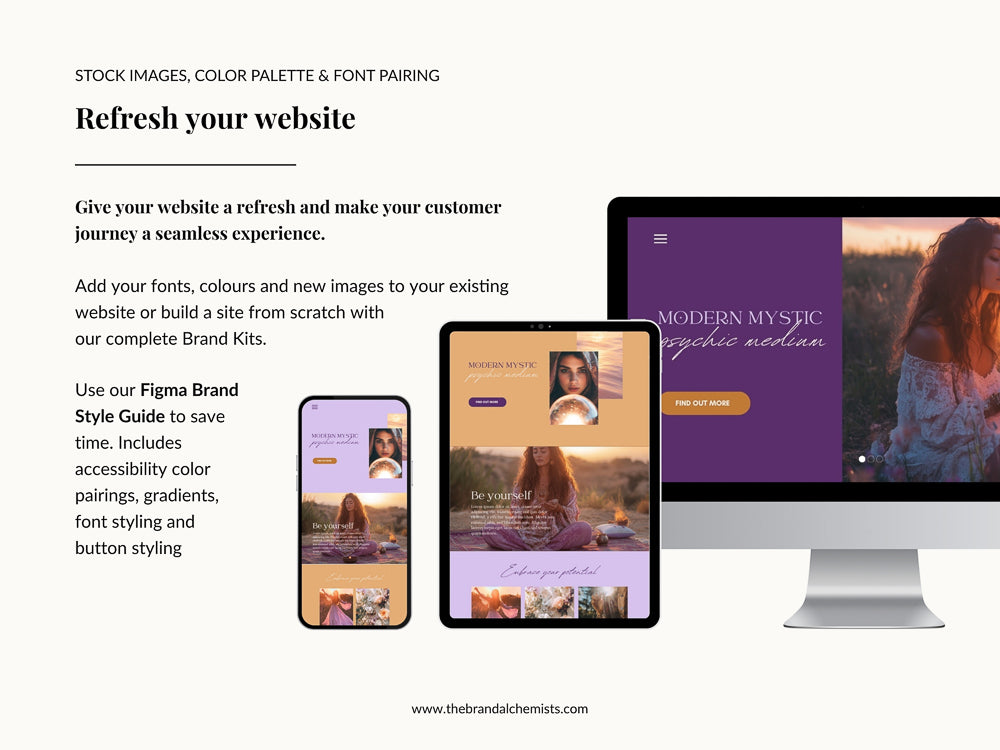 Modern Mystic Brand System + UI Kit Vol. 1