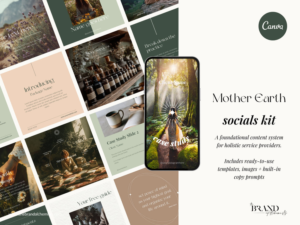 Mother Earth - Instagram Foundations Post Templates