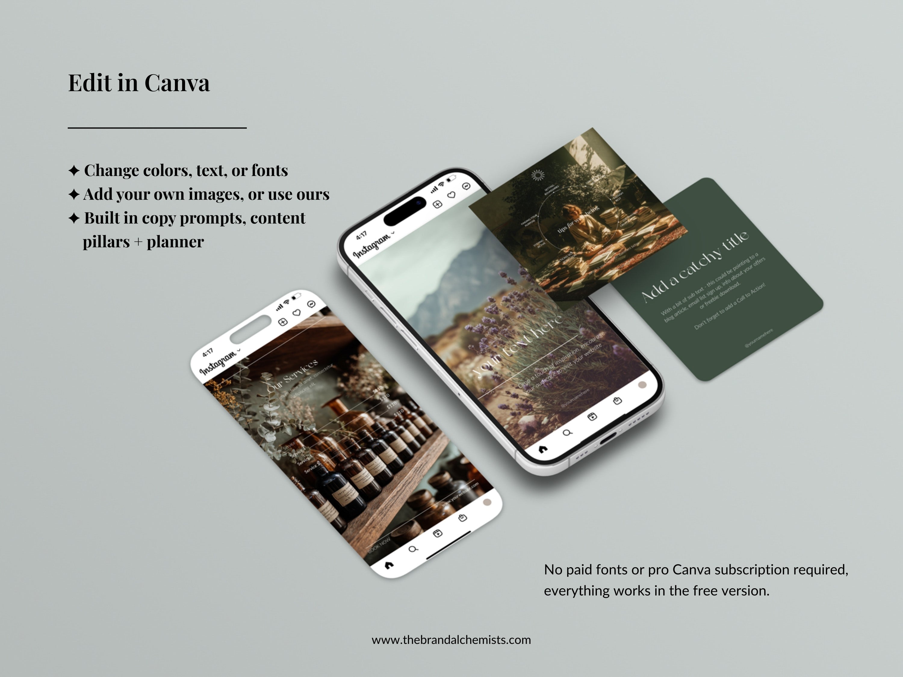 Mother Earth - Instagram Foundations Post Templates