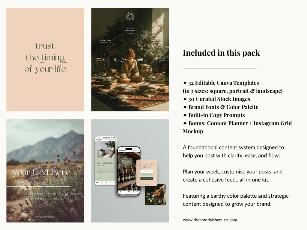 Mother Earth - Instagram Foundations Post Templates