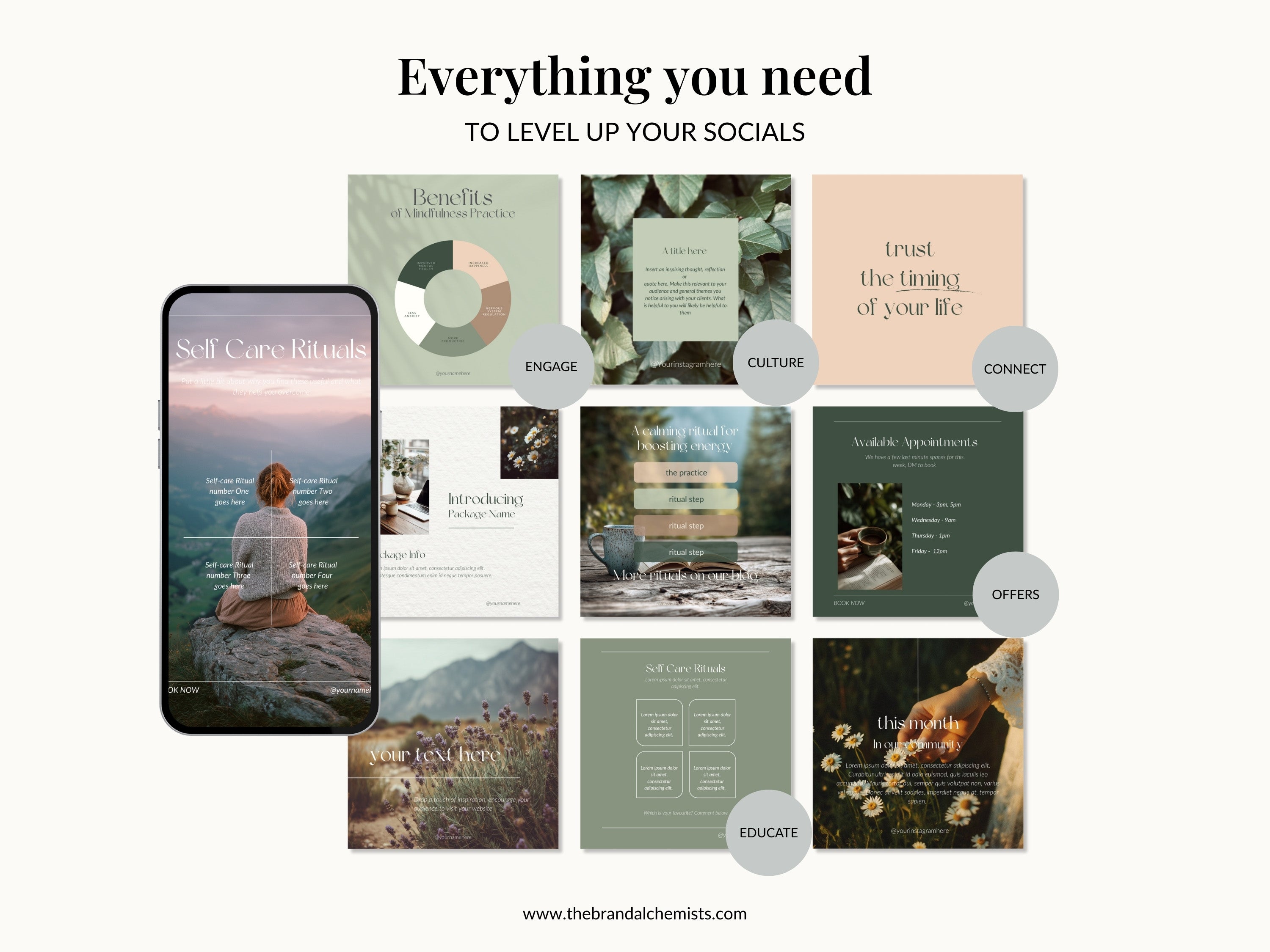 Mother Earth - Instagram Foundations Post Templates