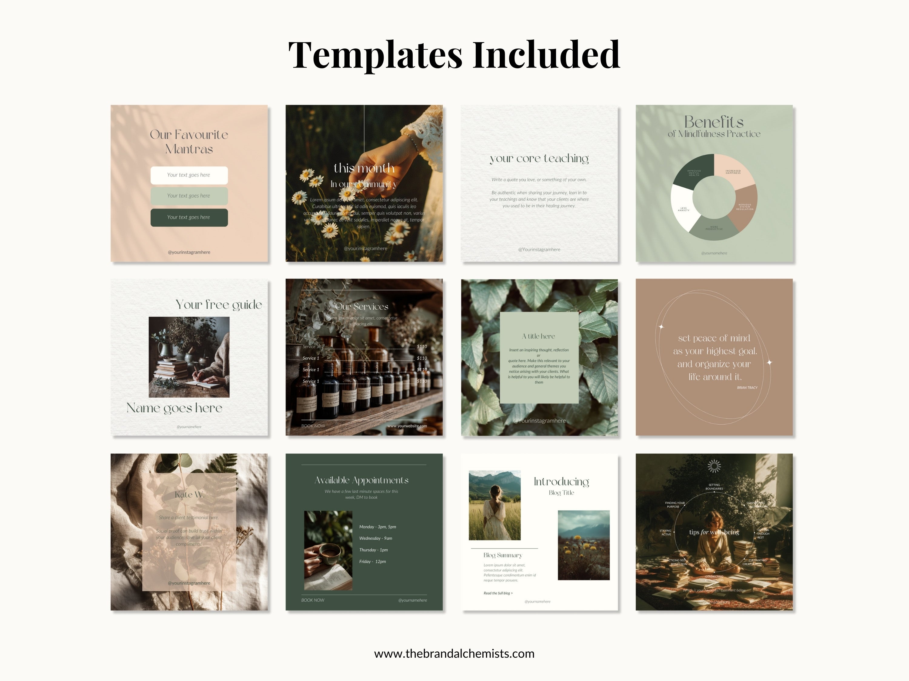 Mother Earth - Instagram Foundations Post Templates