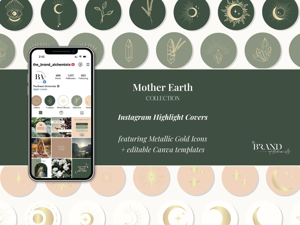 Mother Earth Instagram Highlight Covers
