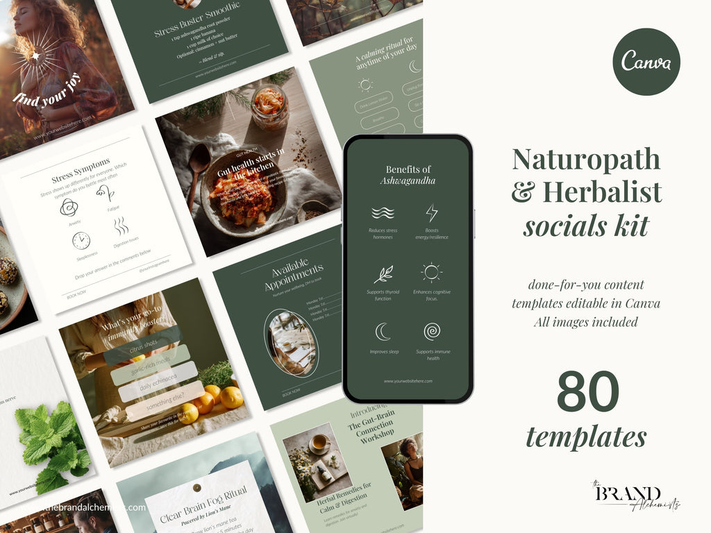Mother earth Naturopath Instagram Templates