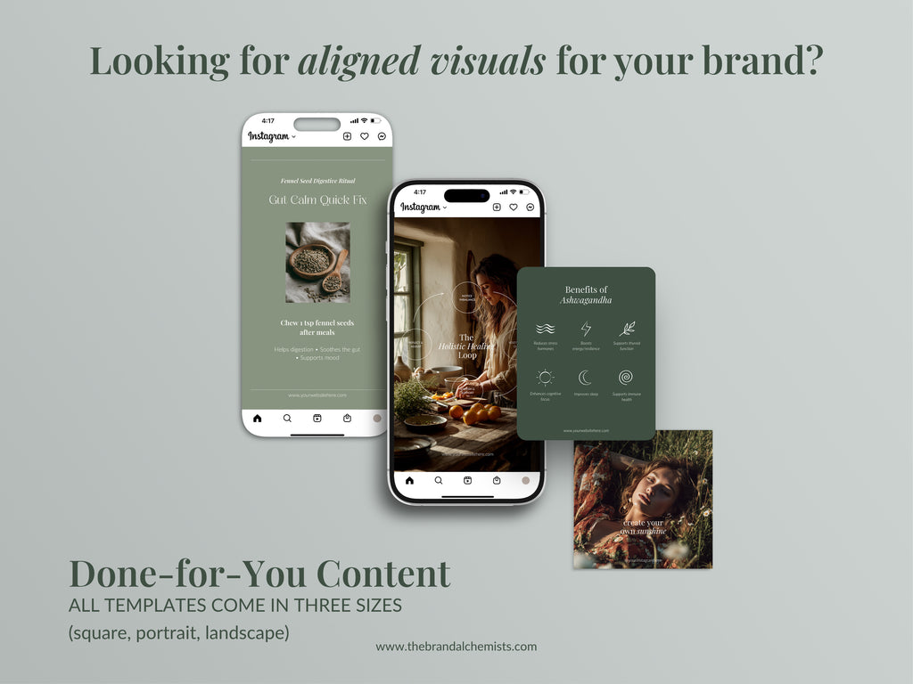 Mother earth Naturopath Instagram Templates