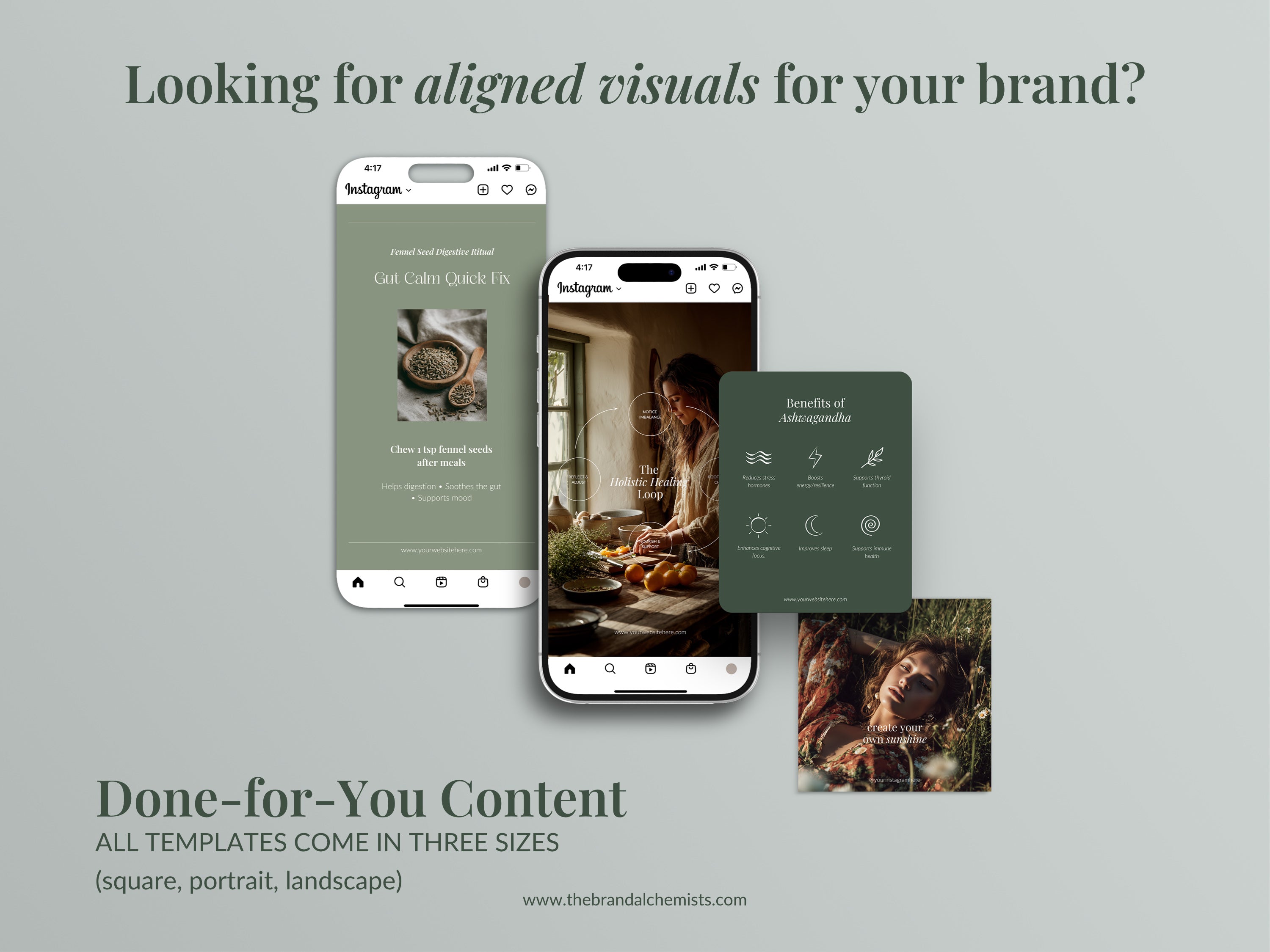 Mother earth Naturopath Instagram Templates