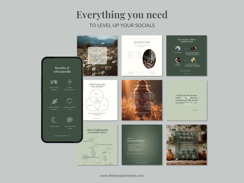 Mother earth Naturopath Instagram Templates
