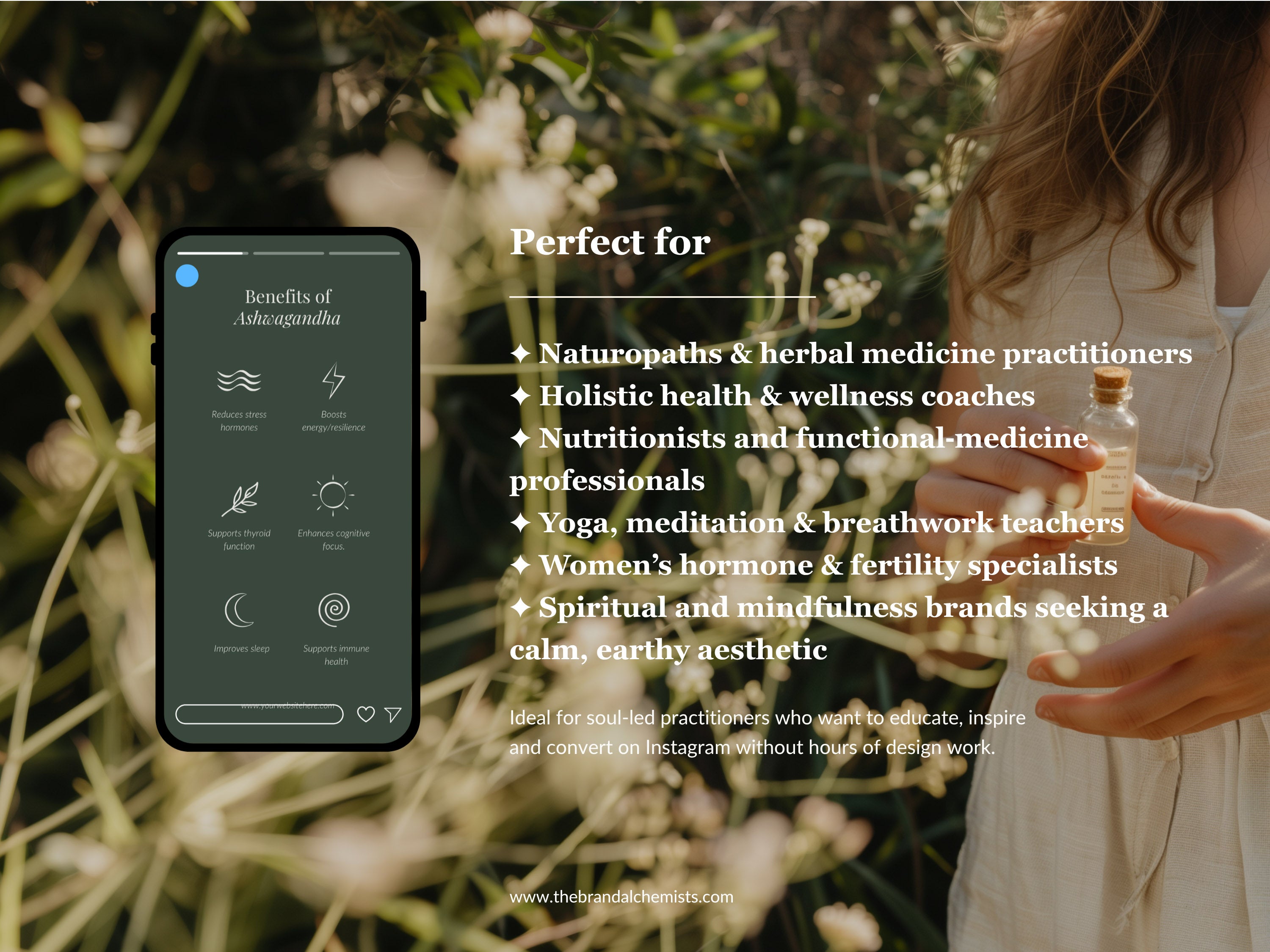 Mother earth Naturopath Instagram Templates