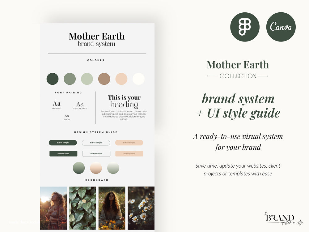 Mother Earth Brand System + UI Kit Vol. 1