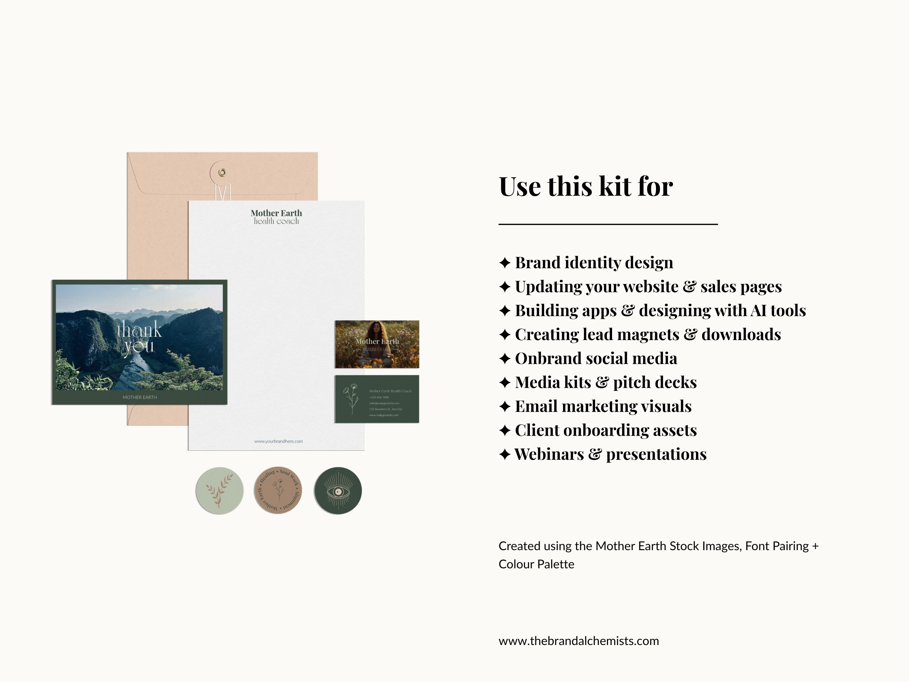 Mother Earth Brand System + UI Kit Vol. 1