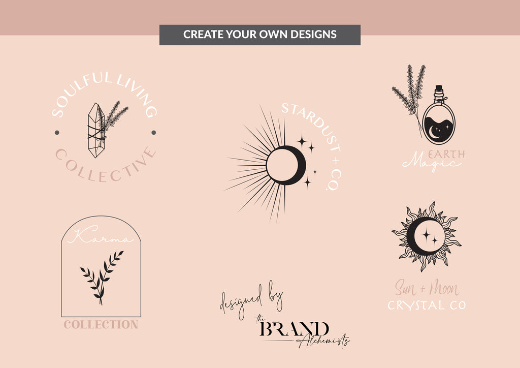 Mystical Design Elements - Editable SVG Pack