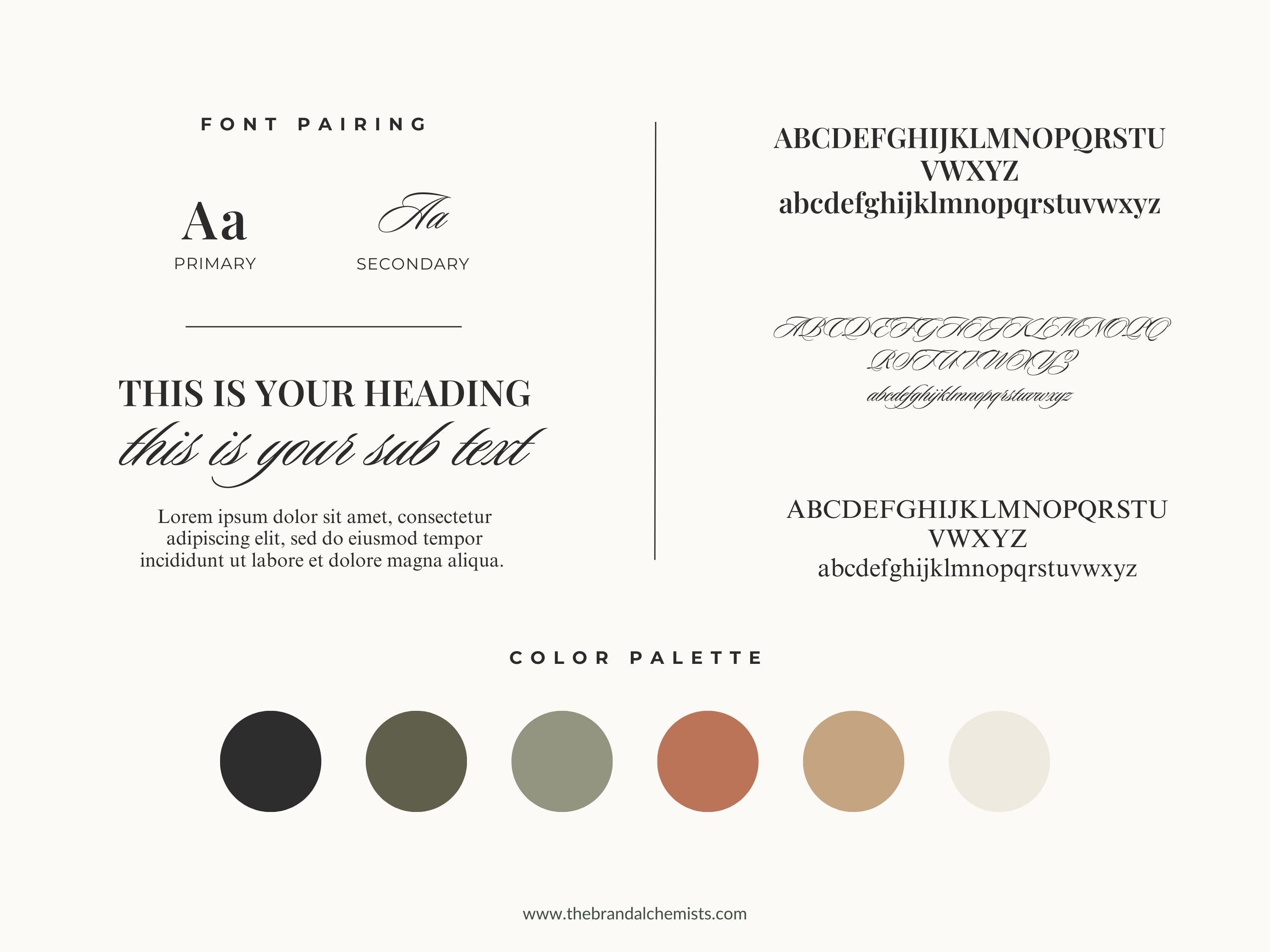 The Modern Alchemist Mini Brand Kit Vol 1