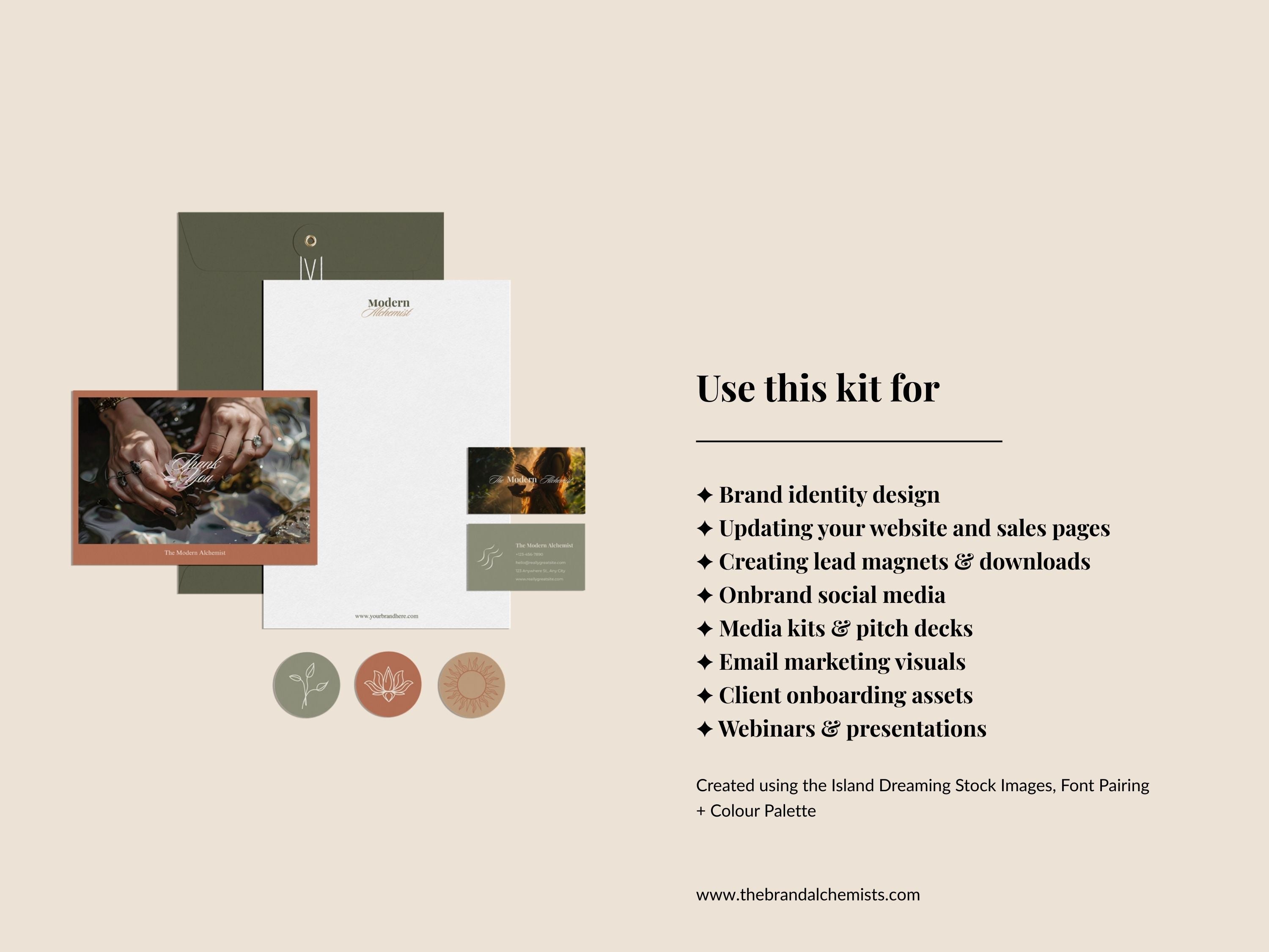 The Modern Alchemist Mini Brand Kit Vol 1