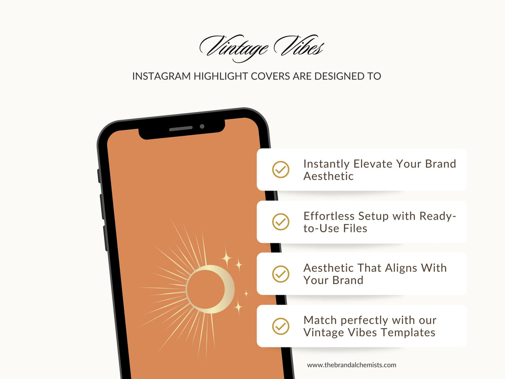 Vintage Vibes Instagram Highlight Covers