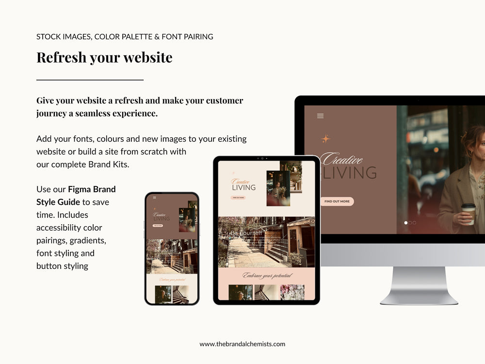 Vintage Vibes Brand System + UI Kit Vol. 1